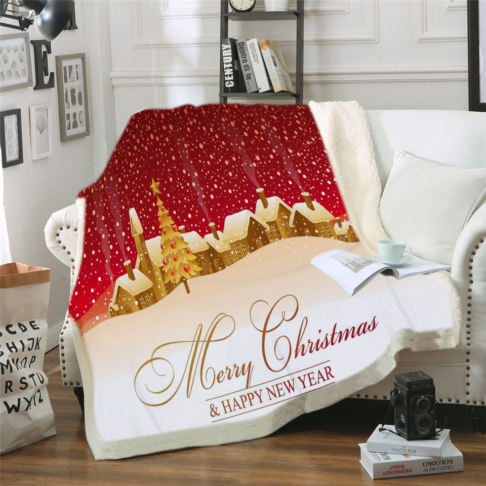 Us 22 36 44 Off The Nightmare Before Christmas Blanket 3d Print Fleece Microfiber Vivid Bedspread Throw Blanket Christmas Decorations For Home In
