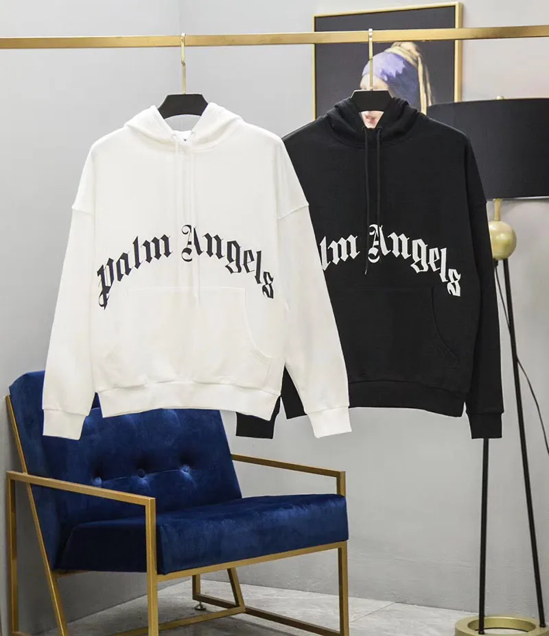 

The 2019 New Palm Angels Hoodie Autumn Winter High Quality Sweatshirts Ghost Skeleton Autumn Winter Palm Angels Pullover