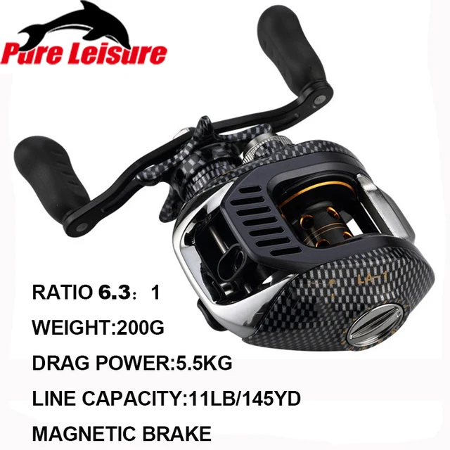 Special Offers PureLeisure High Quality 6.3:1 Ratio Left/Right Hand Boat Bait Casting Fishing Reels Magnet Brake 12+1BB Baitcasting Reel Special Offers PureLeisure High Quality 6.3:1 Ratio Left/Right Hand Boat Bait Casting Fishing Reels Magnet Brake 12+1BB Baitcasting Reel