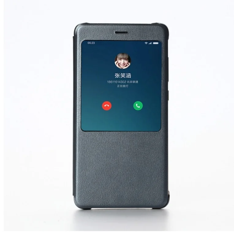 100% Оригинальный кожаный чехол подставка для xiaomi redmi note 4X смарт мобильного