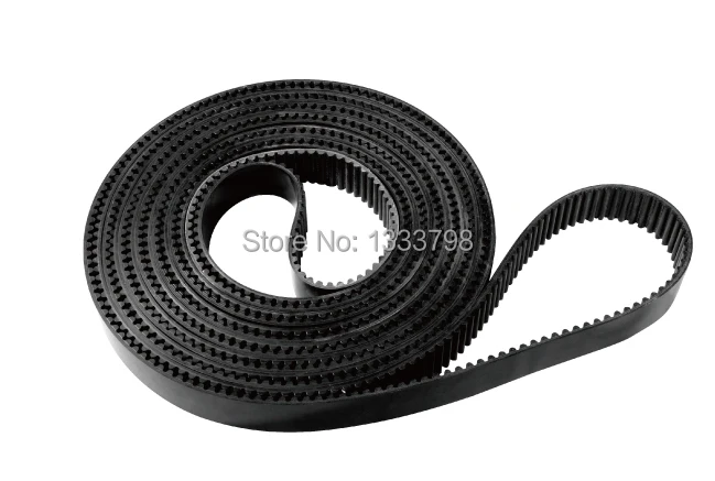 

Best quality non-standard black color S5M closed loop timing belts