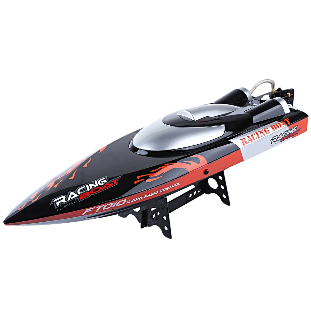 High Speed RC Boats Fei Lun FT010 2.4G Remote Control Racing Boat Built-in Cooling System with Righting Function Speedboat Toys