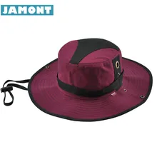 [JAMONT] Открытый летние шапки солнцезащитный крем ведро Шапки хлопок Patch Visor Для мужчин Для женщин Летняя Панама Модные унисекс ковбойская шляпа gorras