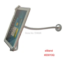 universal 7-10.1 inch tablet wall mount with gooseneck security bracket display holder on table or desktop for Samsung Tab A