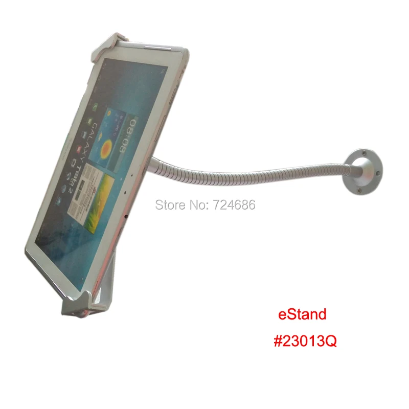 universal 7 10.1 inch tablet wall mount with gooseneck security bracket