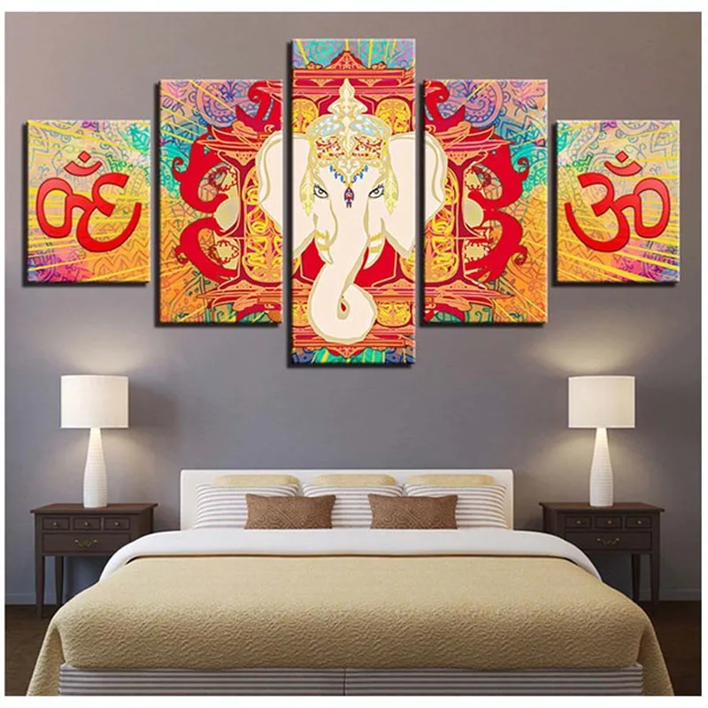 

Diy Diamond Painting Cross Stitch Kits Full Diamond Embroidery 5D Mosaic Home Decor 5Pcs Hindu New Year DecorationZP-1234