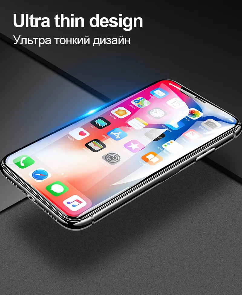 6D закаленное стекло для iPhone 6 защита экрана 6 s 6s 8 Plus 7 Защита для телефона для iPhone 7 Plus XS Max закаленное стекло