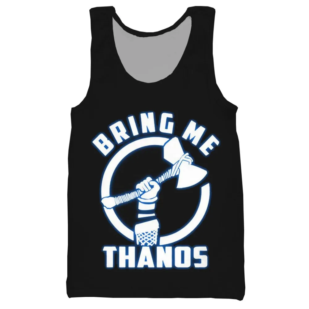 Прохладный bring me thanos 3D Печатный Топ на бретелях для мужчин модный классный топ на бретелях для мужчин и женщин топ-Бюстгальтер на бретельках на бретелях дизайн