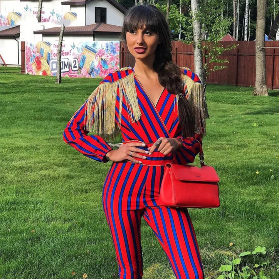 Seamyla-2018-New-Runway-Jumpsuits-Women-Long-Sleeve-Fringe-Celebrity-Party-Jumpsuit-Red-Blue-Striped-Tassel