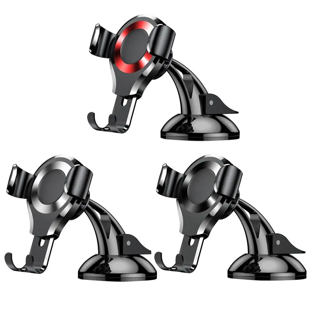 

Car Phone Holder Suction Gravity Grip Dashboard Windshield Universal Phone Mount Adjustable Phone Cradle For Smartphones