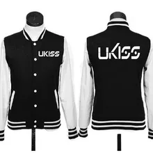 Exo Group u-kiss kpop music ukiss Корейская Горячая куртка худи с логотипами флисовое пальто бейсбольная форма k-pop ukiss осенне-зимние топы
