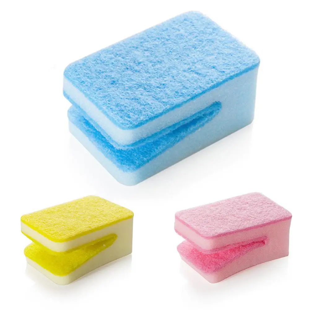 Multiple Candy Color U Shaped Sponge Cleaner Unique crocodile mouth