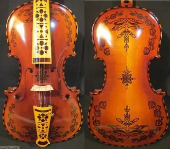 Deluxe fancy Norwegian fiddle 4/4 violin 4*4 of profession concert violin #10264