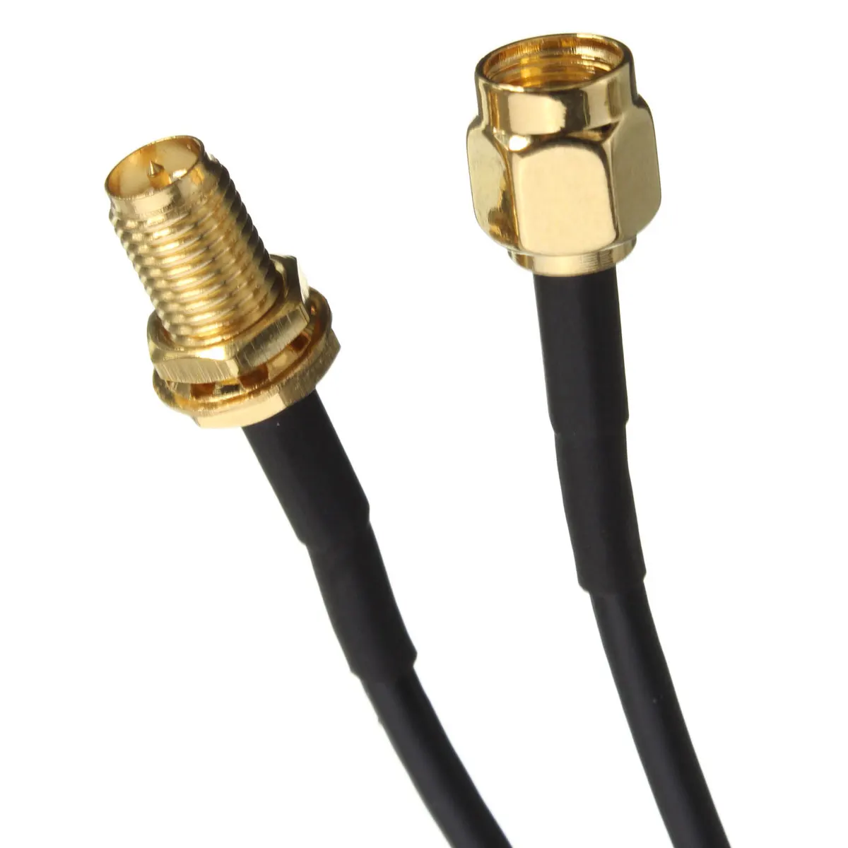 1 м 5 м удлинитель RG174 RP-SMA мужчин и женщин Wifi антенна свинцовый Удлинительный кабель жила провод Чистая медь позолоченный высокое качество