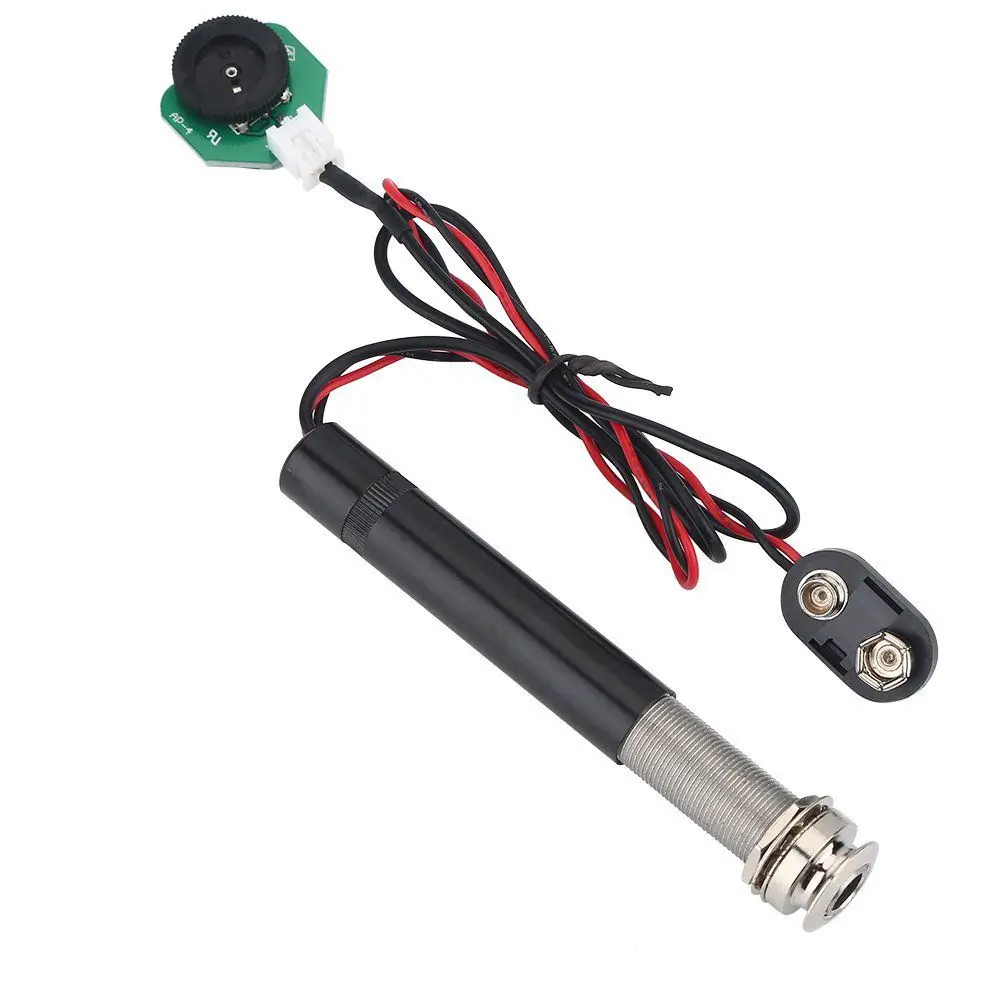 Горячая 1 шт. активный громкоговоритель с наконечником Jack Preamp Piezo Pickup Kit для