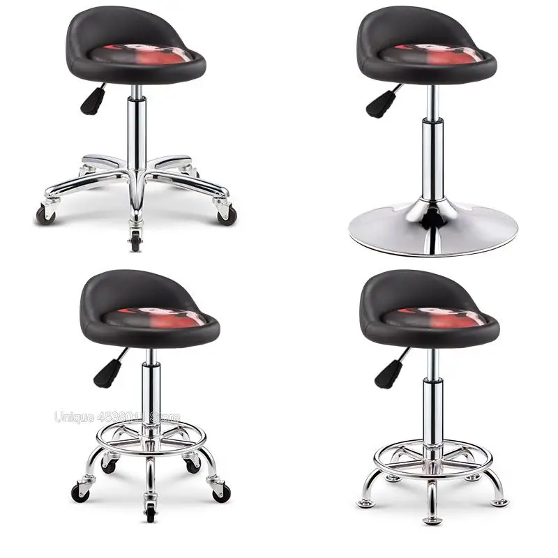 Lift Bar Chair Rotating Bar Stool Bar Chair Home Swivel Chair High Stool Backrest Beauty Stool 15%