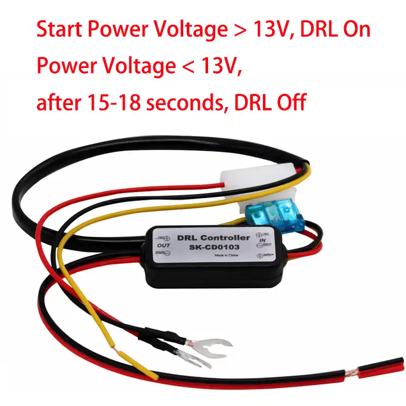 Trintion Daytime Running Lights Controller DRL Auto LED Controller Dimmer Relay Switch Controller