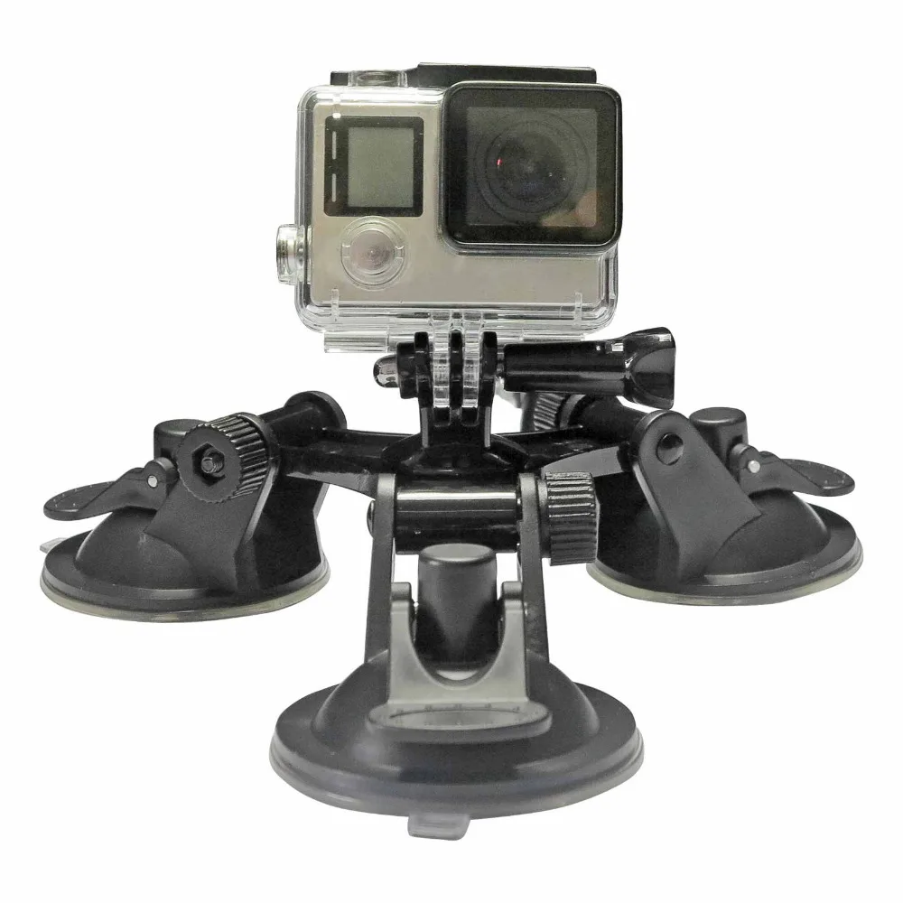 

Low Angle Removable Car Suction Cup Mount For GoPro Hero 4 3 5 Session Xiaomi Yi 4K SJ4000 SJ5000 Gopro Session Accessories