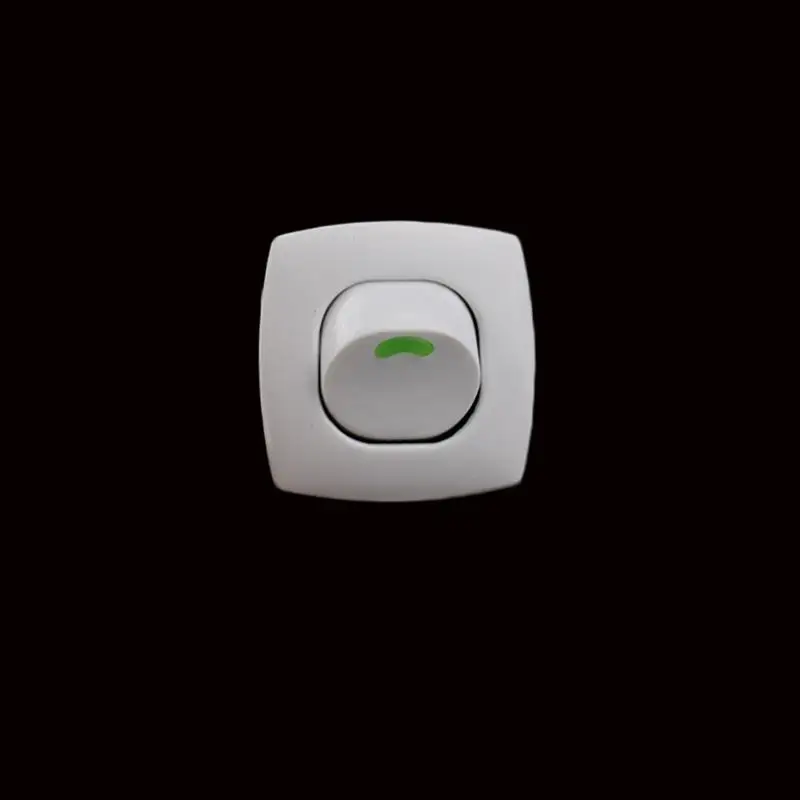 

5pcs 86 Type Wall-shaped Switch Retro Style Double Control Push Button Switch For Hotel Bedside Control Board 10A