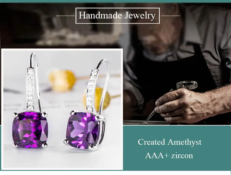 silver amethyst clip earrings for women brand fine jewelry (9)
