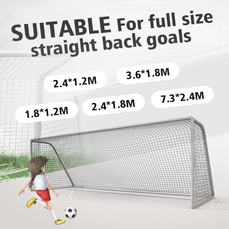 Soccer Goal Mesh Net Football Soccer Goal Post Net Sports Training Match Replace Children Kid Gift soccer goal net