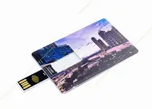 100pcs/lot Bank Credit Card Shape Waterproof 4GB 8GB 16GB 32GB 64GB pen Drive flash memory design midel aceept print logo