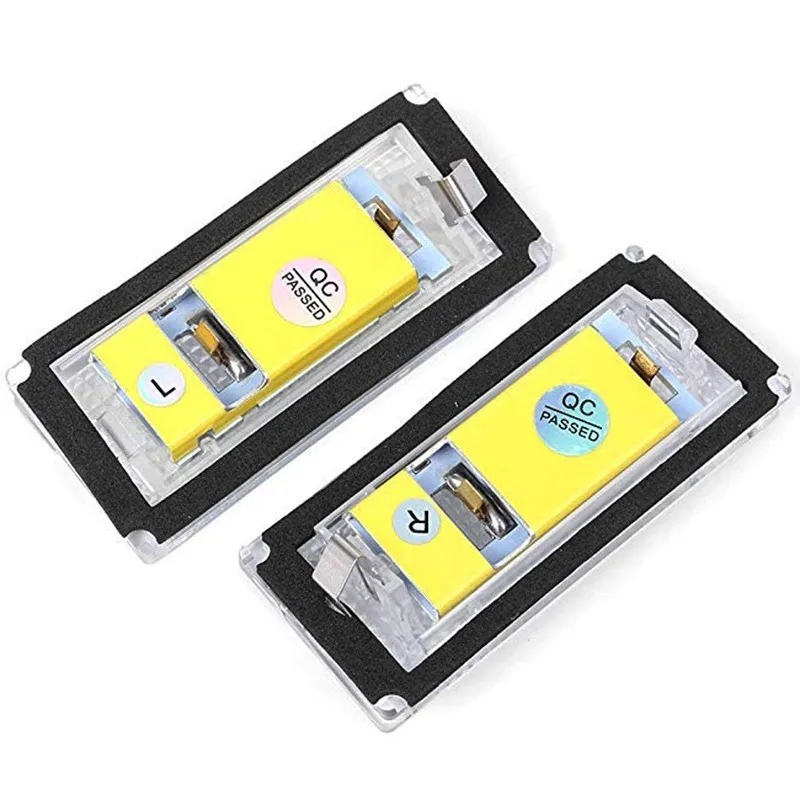 2 шт. 3528 Светодиодные белые номерные знаки для BMW E46 4D 323i 325i 328i 6000k 12V номерной знак