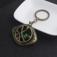 Avengers Endgame Doctor Strange Keychain For Men Dr.Strange Steve Green Crystal Agamotto Eye Metal Key Chain Jewelry Accessories Avengers Endgame Doctor Strange Keychain For Men Dr.Strange Steve Green Crystal Agamotto Eye Metal Key Chain Jewelry Accessories