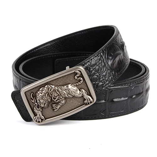 Aburo новые джинсы riem ковбой Классический Крокодил stijlvolle riemen mannen glad gesp taille riem джинсы - Цвет: 20