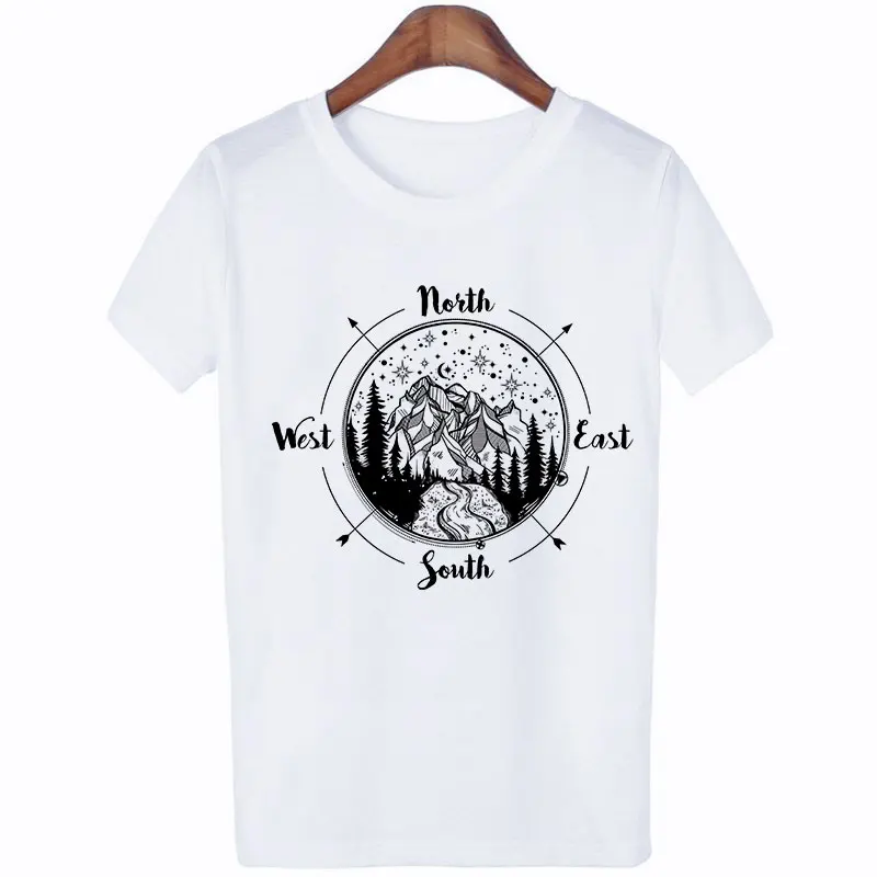 Звездная Гора пик космическая вера Harajuku футболка модная Японская уличная одежда футболка хипстер Эстетическая женская футболка
