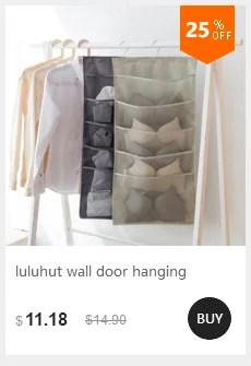 Luluhut настенный дверной подвесной мешок для хранения двухстороннего нижнего белья бюстгальтер носки сортировочная сумка Шкаф сумка для хранения Домашний Органайзер