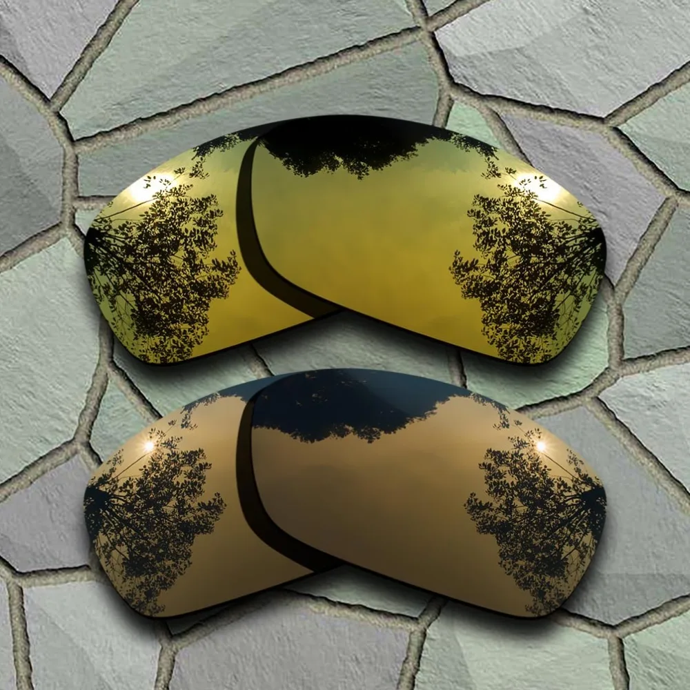 

Yellow Golden&Bronze Copper Sunglasses Polarized Replacement Lenses for Oakley Hijinx
