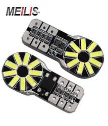 Высокое качество 1 шт. CANBUS ОШИБОК T10 W5W 194 168 3014 18 SMD номерных знаков 18 светодиодный 12 В DC огни Чтение габаритные огни лампы