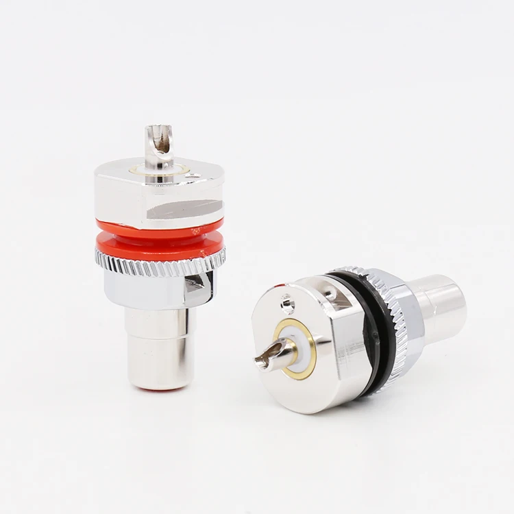 Viborg RC101R Pure Copper Rhodium Plated RCA