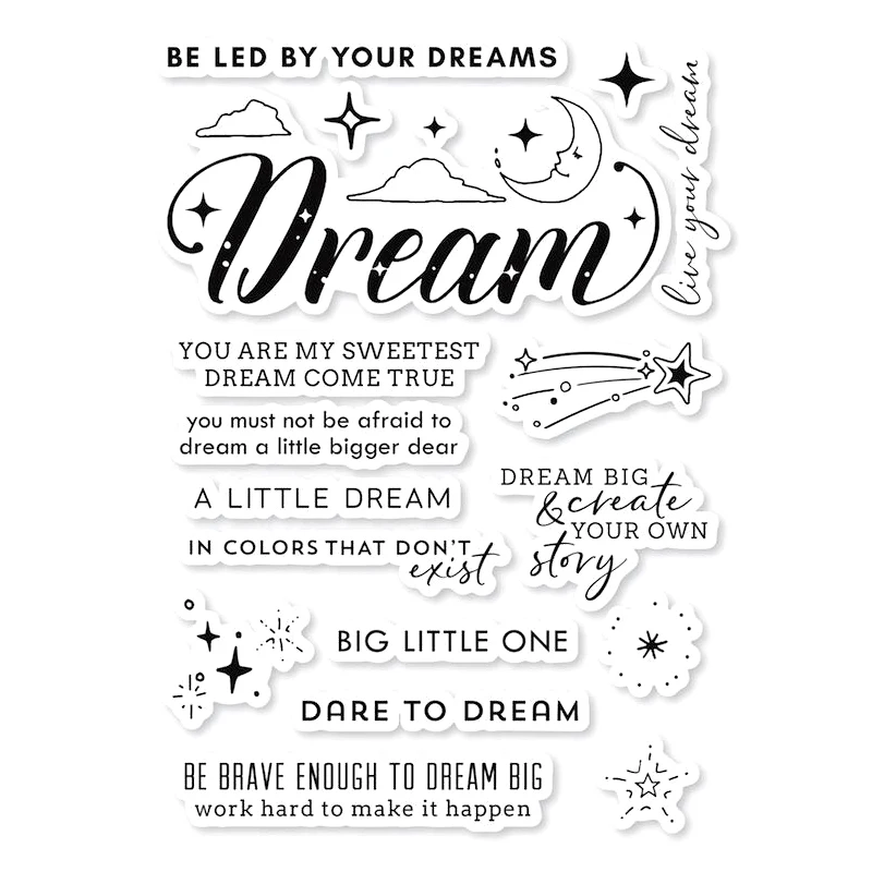

English Transparent Clear Silicone Stamp/Seal for DIY scrapbooking/photo album Decorative clear stamp