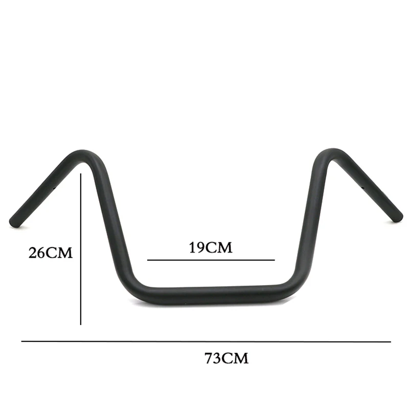 Универсальный 22 мм гоночный мотоцикл супер высокий руль Ретро черный мотокросс ручка бар скутер бары для KTM Байк для Harley