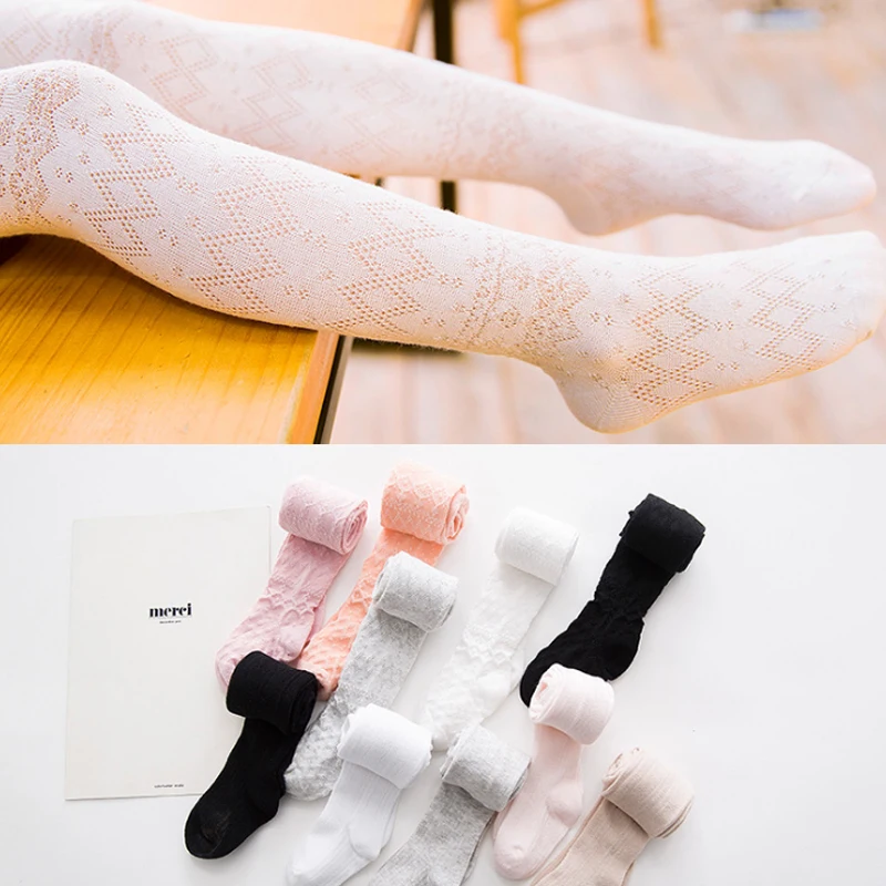 

Summer New Baby Girl Pantyhose Mesh Thin Baby Tights Breathable Anti-mosquito Kid Infant Tights Children Tights