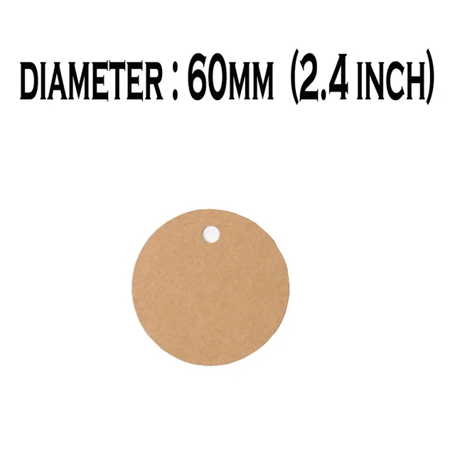 round wedding favors and gifts labels party kraft pack paper tags