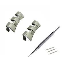 19 мм, 1 пара, аксессуары для часов PRC200 T17 T461 T014 HQ, ремешок для часов из нержавеющей стали, головной убор для ушей Hom