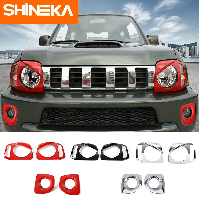 Автомобильная наклейка SHINEKA s для Suzuki Jimny 2007-2017 ABS автомобильная передняя