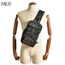 Дорожная Противоугонная сумка через плечо для сумочки унисекс винтажная парусиновая водостойкая сумка на одно плечо мужская кожаная сумка на грудь