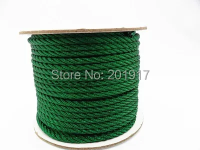 1 мм джунгли зеленый скрученный атласный нейлоновый шпагат шнур+ Макраме Веревка Браслет китайский узел шнуры для аксессуаров 60 м/рулон
