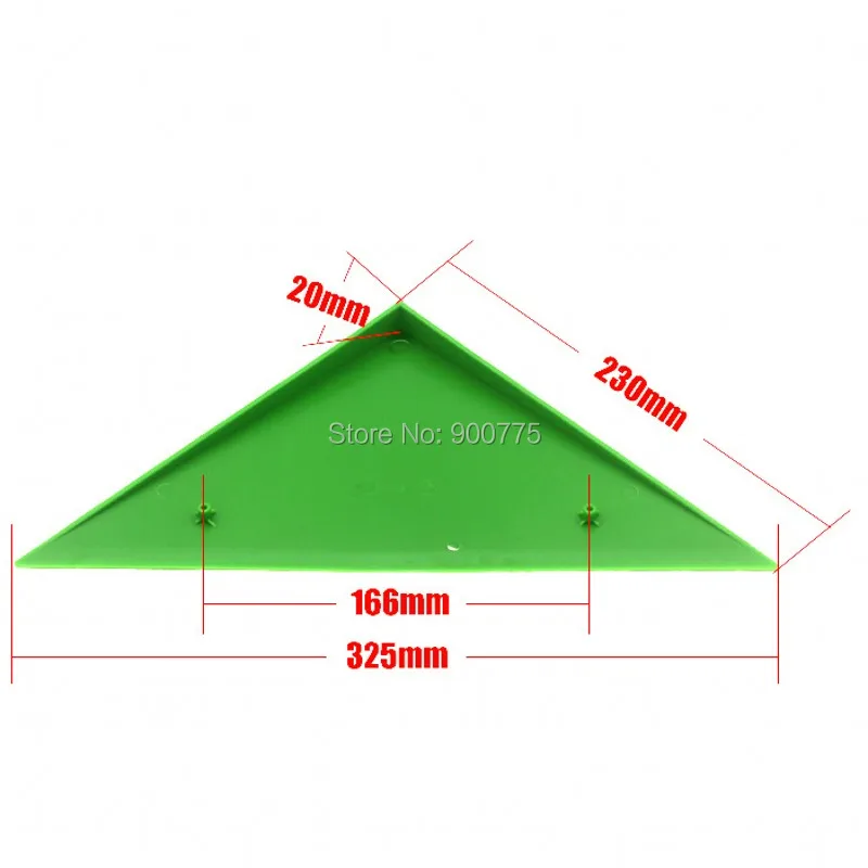 Foosball Table Triangle Sheets -4PCS board game Adult Standard table 230*325 mm White/Green(optional)