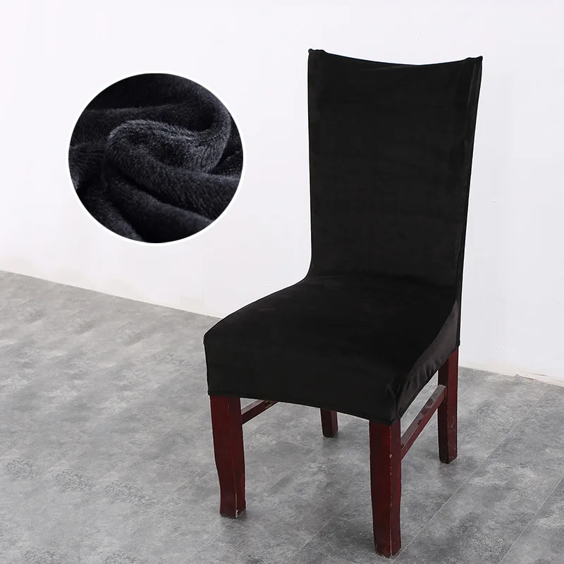 color 8 Бархатные ткани спандекс эластичные чехлы на кресла Slipcover Arm накидка для сиденья съемные стрейч чехлы для стульев для столовой 1 шт - Цвет: color 8