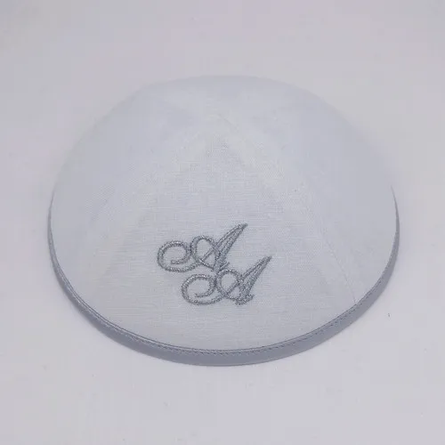 Изготовленные на заказ продукты KippotKippaYarmulke кипа Иудейская Кепка kippah kullies Beanies еврей шляпа-Кепка с черепом - Цвет: 224c29