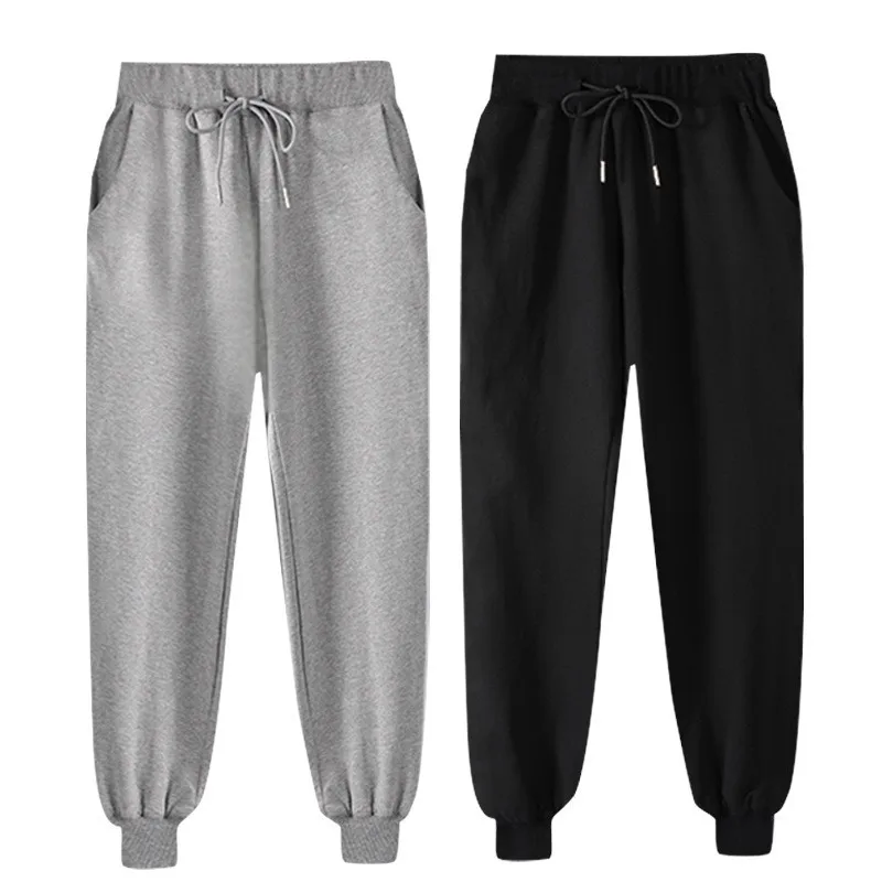 

Women Solid Color Running Harem Pants With Pocket Casual Mid Waist Sport Elastic Waist Band Trouser Sweatpants For Female