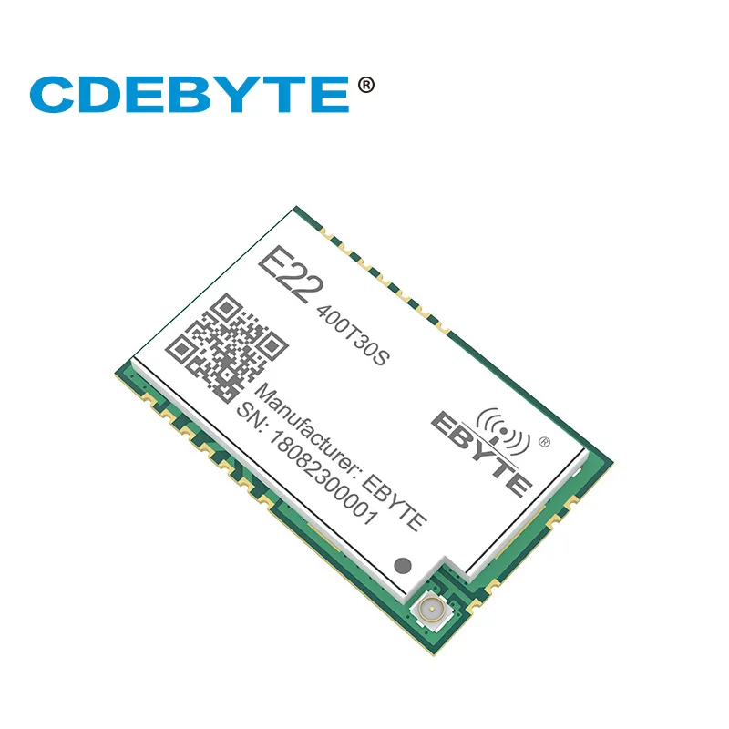 E22 400T30S 30dBm SMD UART SX1268 SX1262 беспроводной передатчик и приемник 1 Вт 433 мгц