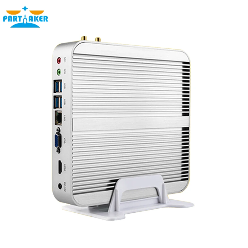 Partaker Broadwell PC Win10 безвентиляторный мини ПК Core i5 5250U 4K HTPC Graphics 6000 HDMI VGA 300M Wifi NUC