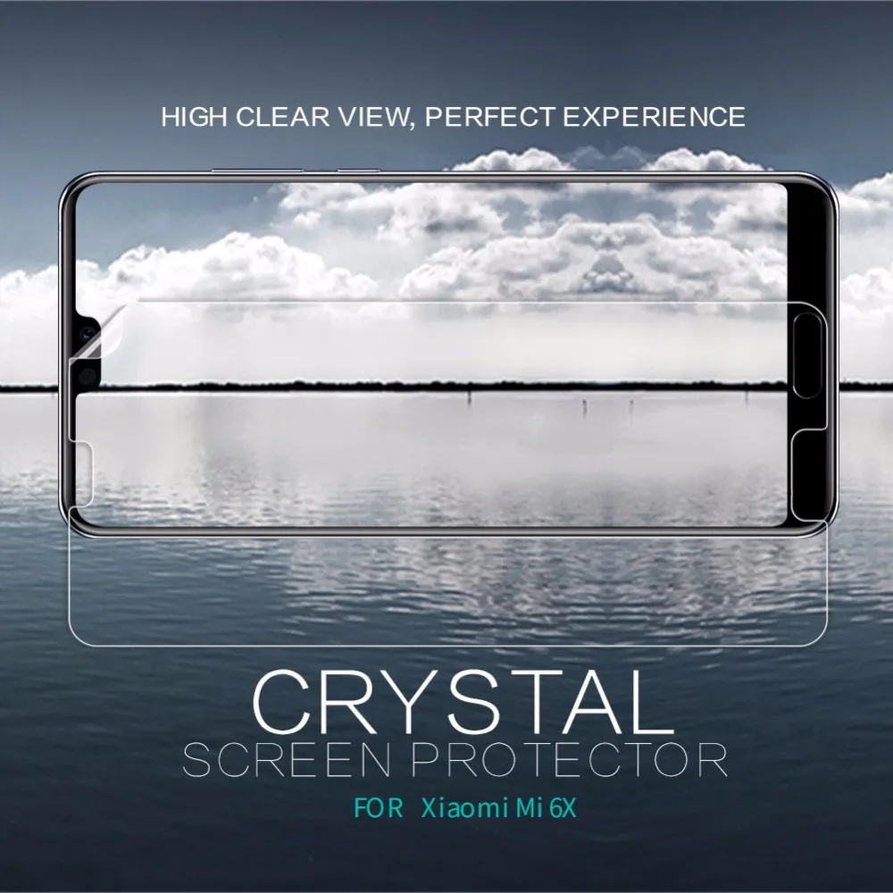 

2 pcs/lot Screen Protector For xiaomi mi a2 / mi 6x NILLKIN Crystal Super Clear HD Protective Film with Retailed Package