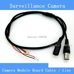 Высококачественный простой CCTV AHD/модуль ПЗС камеры доска кабель/линия, аналоговый HD видео + порт питания